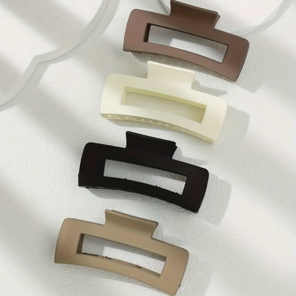 BOGO! (4) Set of Hair Clip Claws Neutral Colorway NEW